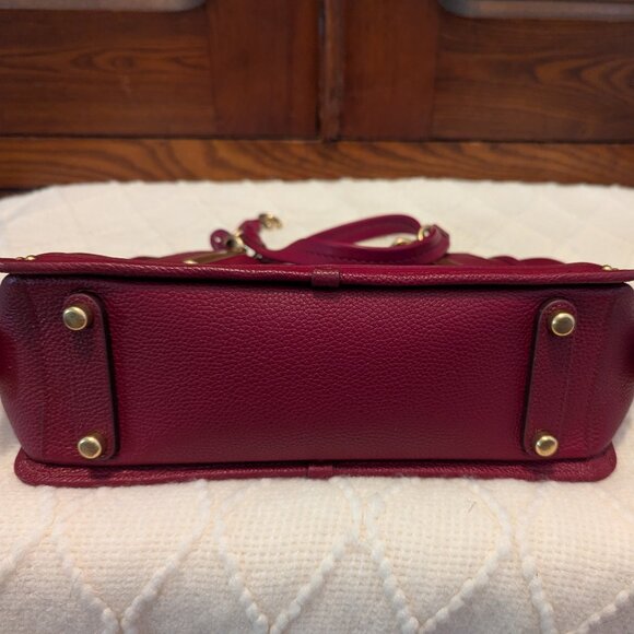 Coach Small Dreamer Satchel Burgundy 38551 - Picture 11 of 16